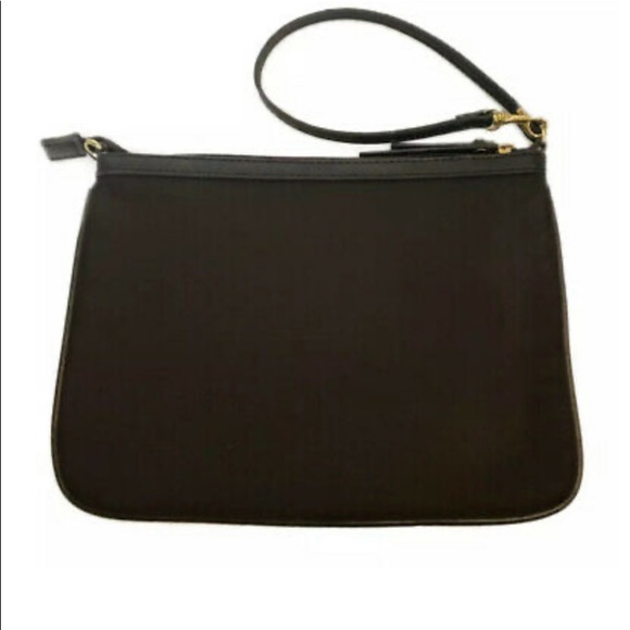 Tutilo New York black nylon wristlet lap top bag size 12/9 Guc - Picture 8 of 13